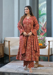 Rosaria Cotton Anarkali Set