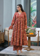 Rosaria Cotton Anarkali Set
